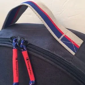 Champion Blue and Red Striped Backpack Champion 23L Striped Backpack One Size Navy/ Red NWT | eBay main image 3